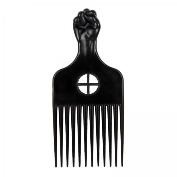 Afro Pick Comb - Металлическая расческа-гребень для афро-причесок, распутывающая волосы,