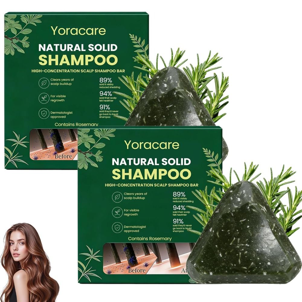 Hair Care Korean - Твердый шампунь-бальзам с розмарином и аминокислотами
