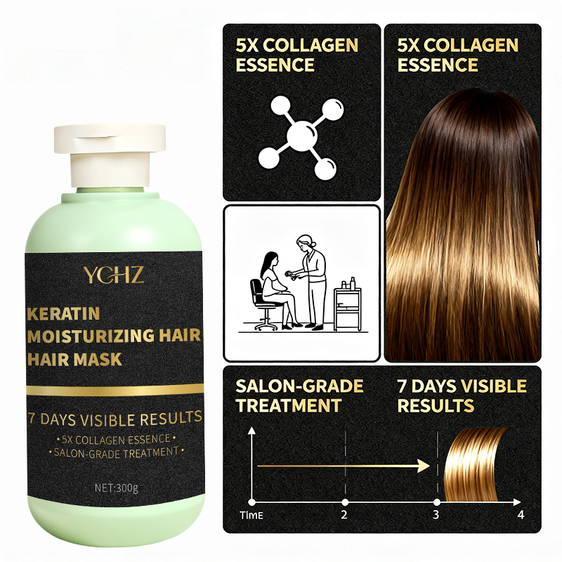 Hair Care Collagen - Волшебная кератиновая маска для волос с