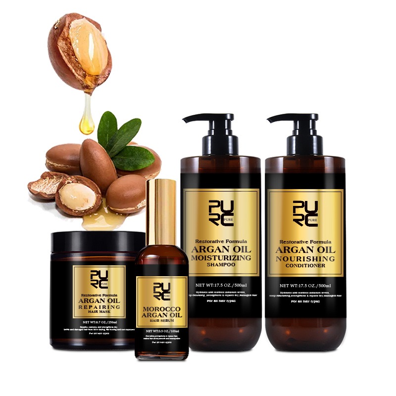 Hair Care Or Haircare - Марокко шампунь с аргановым маслом, кондиционер,