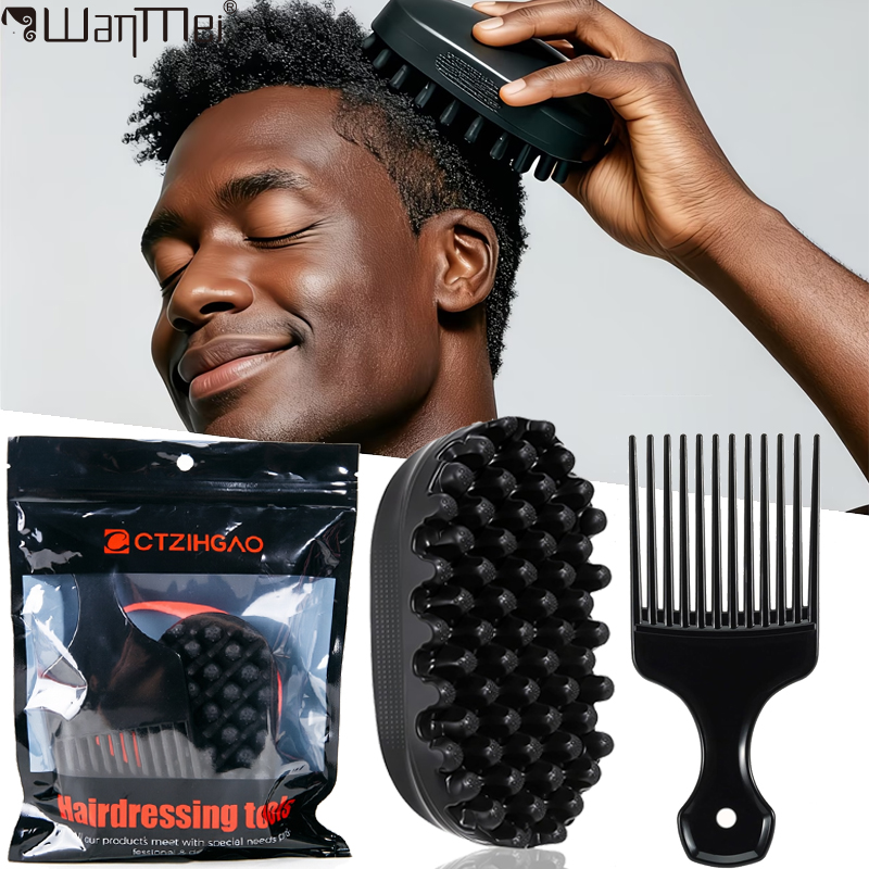 Afro Pick Comb - Набор силиконовых расчесок Magic Twist и