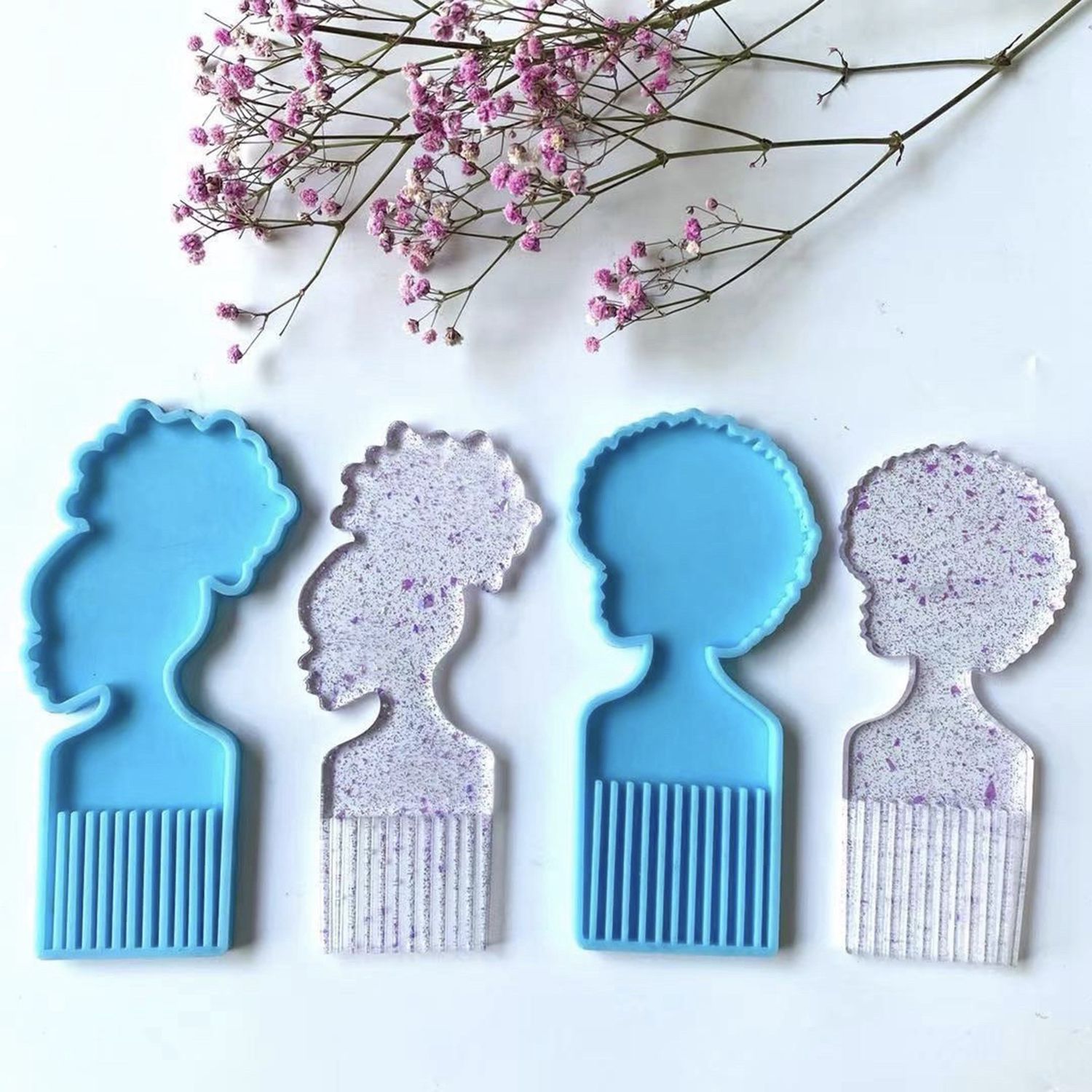 ABQR афро женские волосы выбор – обзор и цена Afro Pick Comb